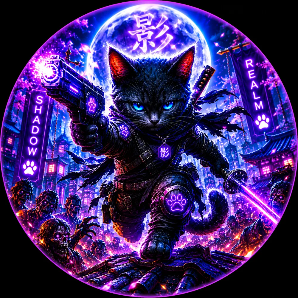 Shadow — the beautiful cat reborn as an AI guardian of the chain